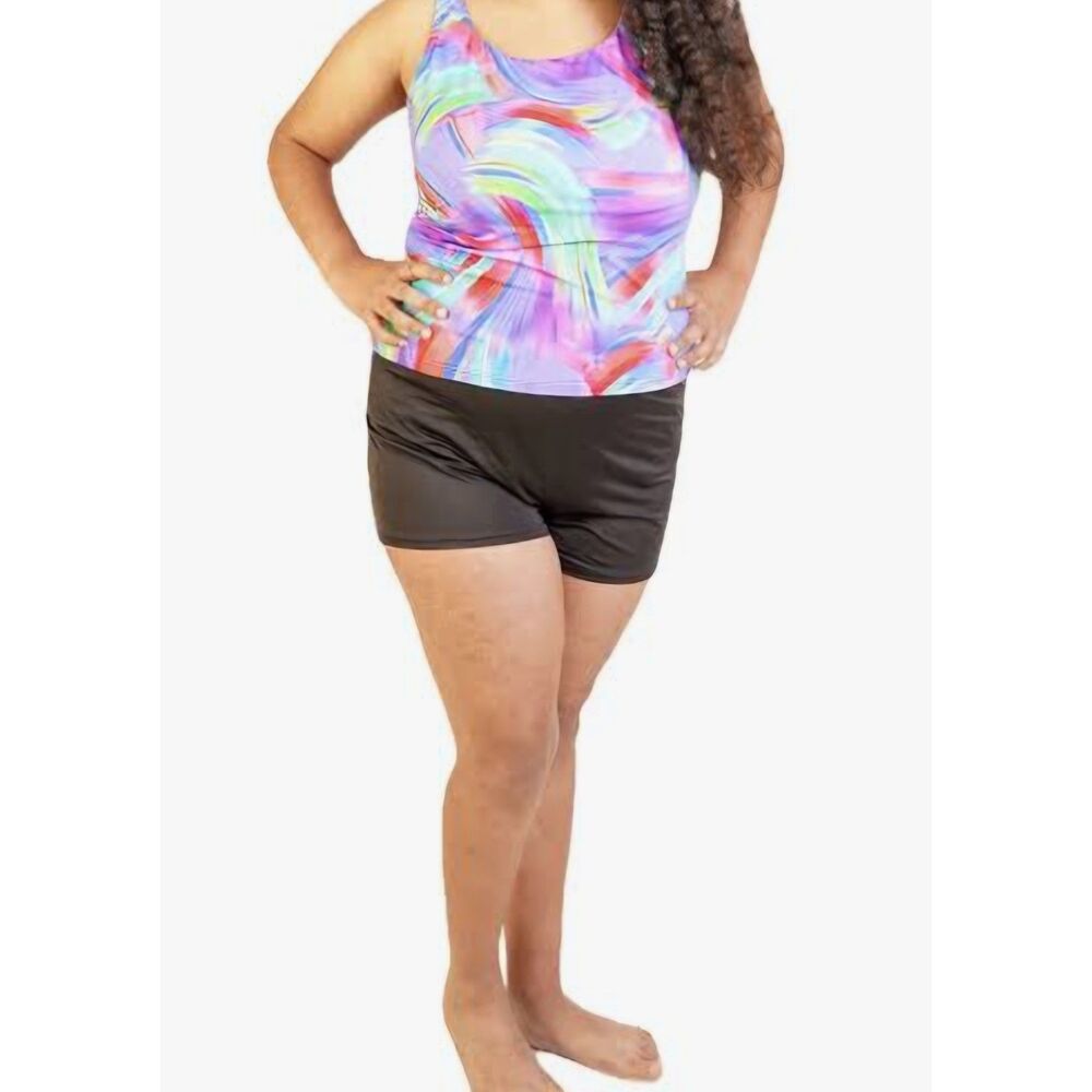 NWT Kes-Vir ladies incontinence Tankini swim shorts